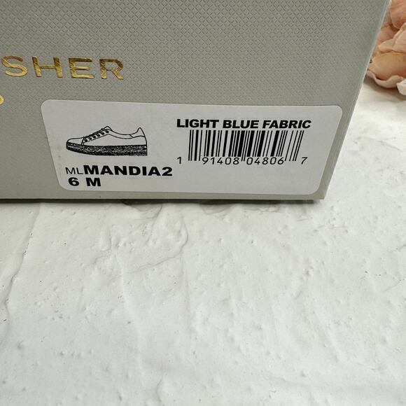 Marc Fisher Mandia 2 Denim Espadrille‎ Sneakers Size 6 - Picture 10 of 10